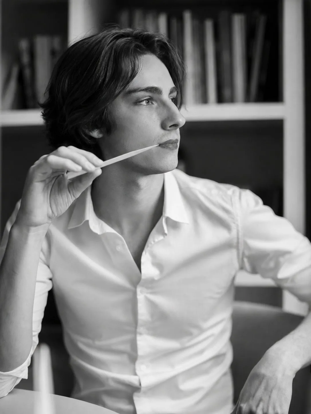 Joshua Brown, perfumer, in the studio